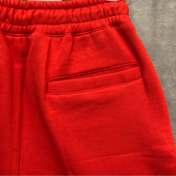 The Lost Breed Tiger Mouth Fleece Training Sweat Shorts Men’s Red White Small - Picture 9 of 14